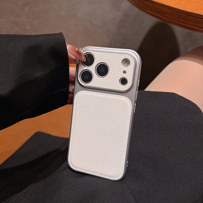 Apple Iphone Intantly Transforms Into Large View Business Style Lychee Textured Phone Case  (Exclusive)