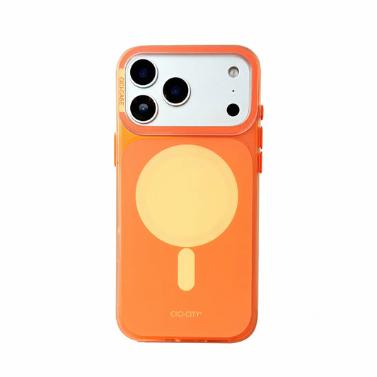 Apple Iphone Macaron High-End Laser Pure Magnetic Suction Holder Case (Exclusive)