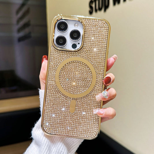 Apple iphone Electroplated Diamond-Encrusted Luxury Sparkling Diamond Phone Case (Exclusive)
