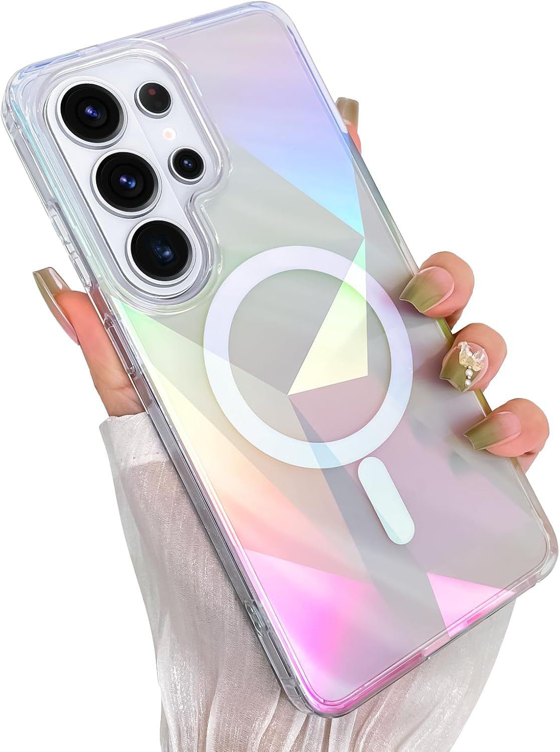 Samsung Ultra series Frosted Gradient Transparent Anti-Fall Protective Case (Exclusive)