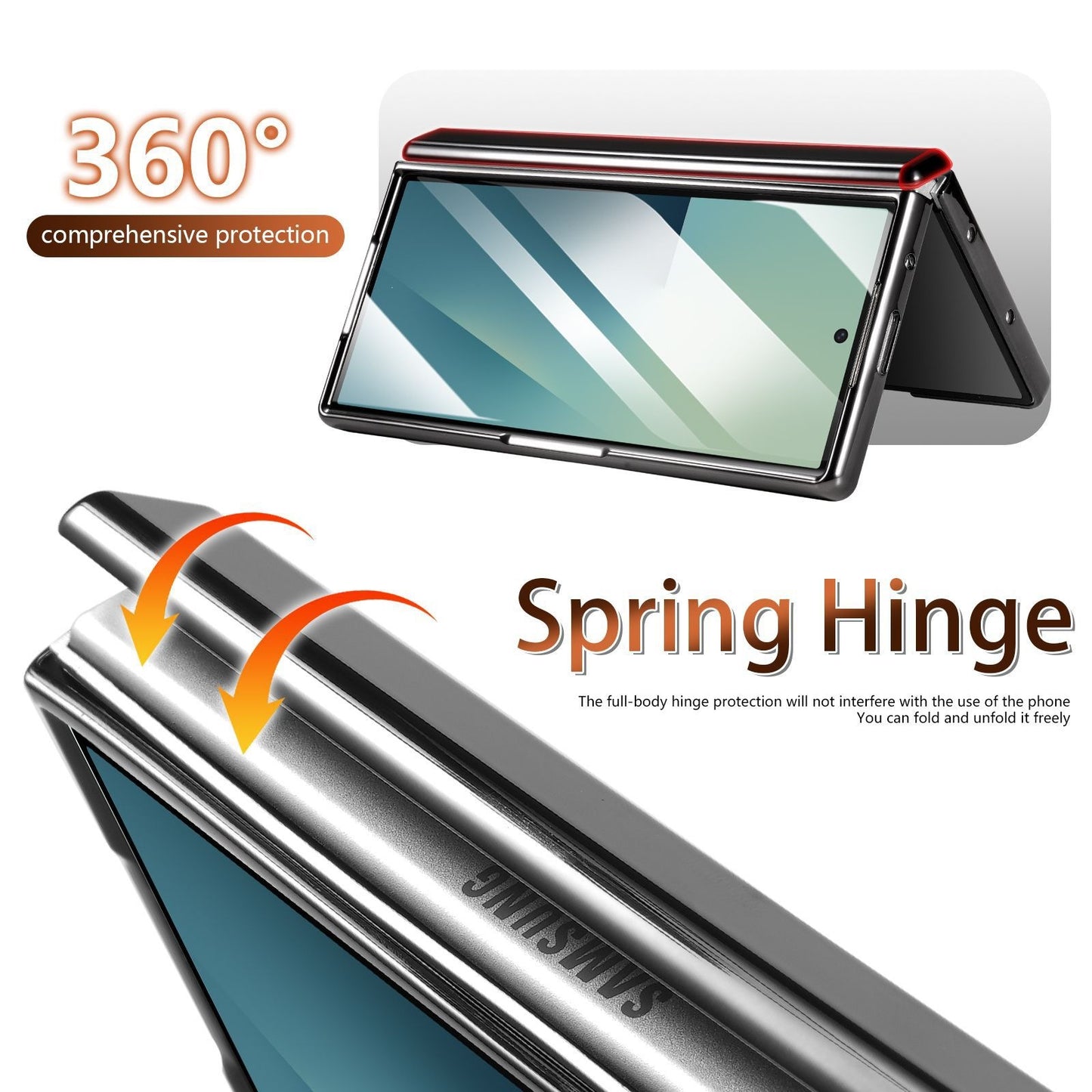 Samsung Fold Series Magnetic+Card Holder Foldable Phone Case (Exclusive)