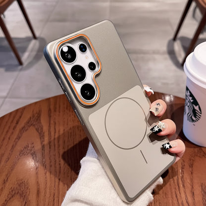 Samsusng Ultra Imitation of Original Magnetic Suction, Skin-Feel Matte Pc Anti-Fall Protective Case (Exclusive)