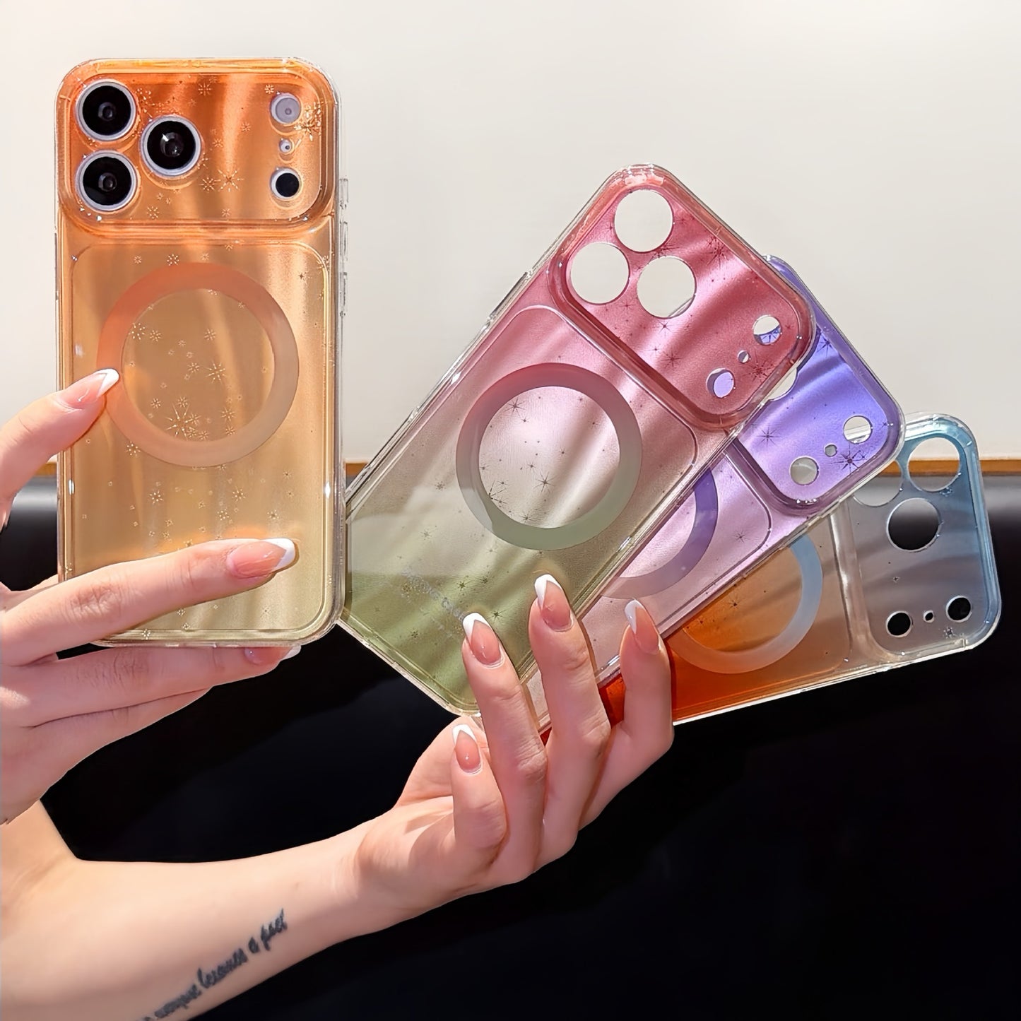 Apple Iphone Ins Aurora Color-Blocking Magnetic Phone Case (Exclusive)