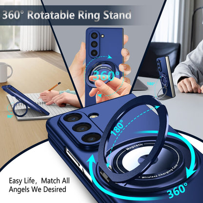 Samsung Fold & Flip Series Suitable Magnetic Rotating Stand Anti-Fall Phone Case (Exclusive)