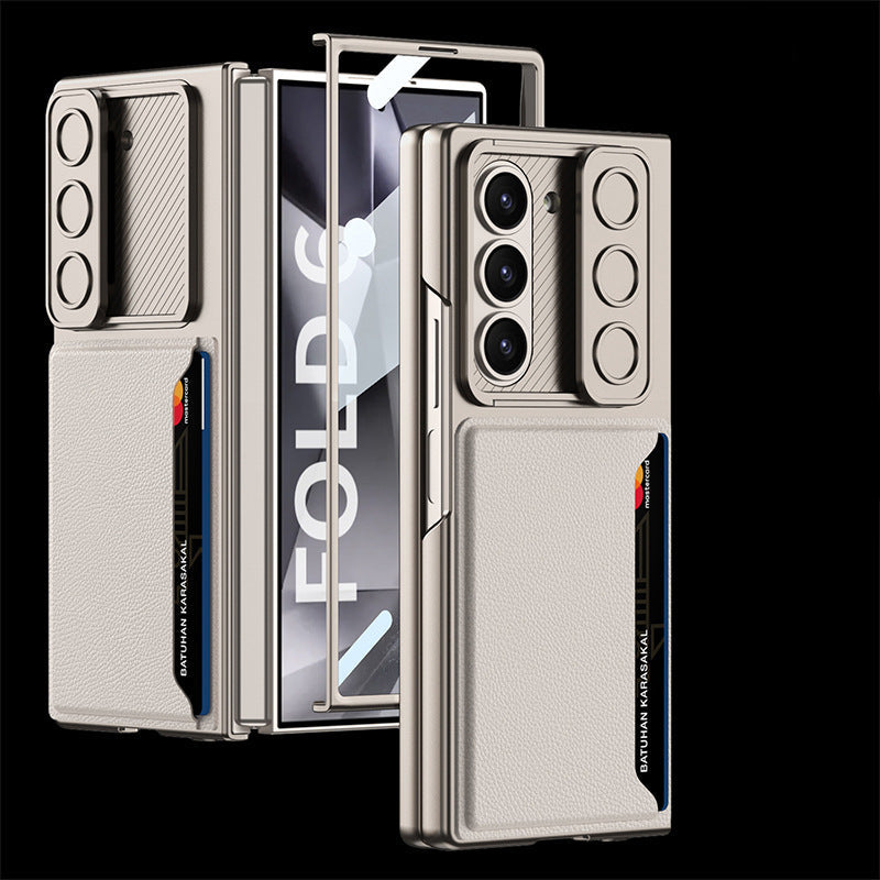 Samsung Fold card holder, sliding window lens protective case (Exclusive)