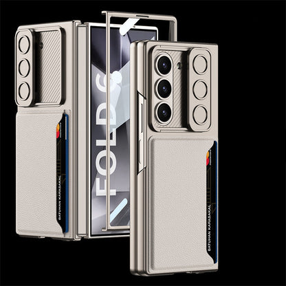 Samsung Fold card holder, sliding window lens protective case (Exclusive)