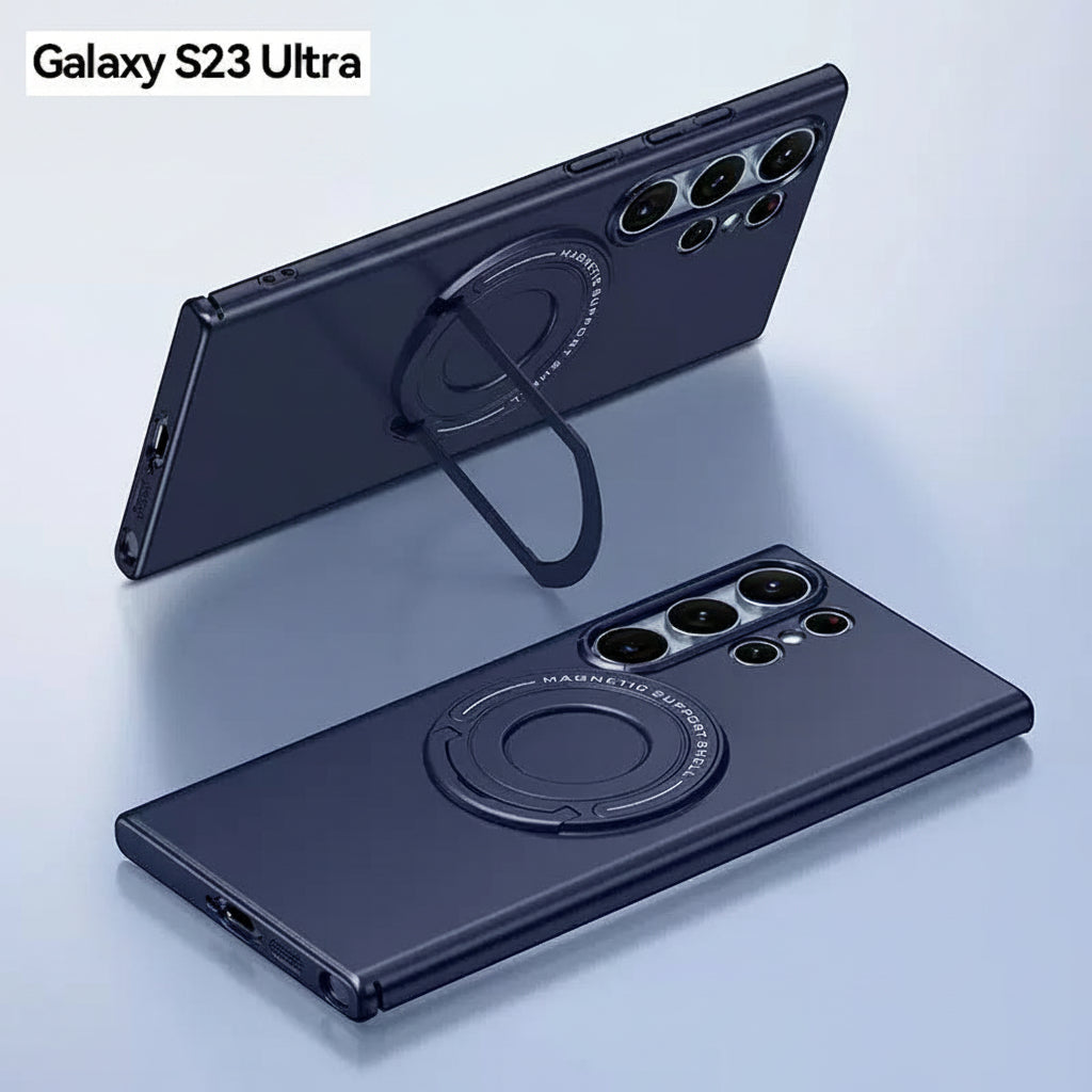 Samsung Ultra series Matte Invisible Pull-Rod Stand Magnetic Magsafe Hard Protective Case (Exclusive)