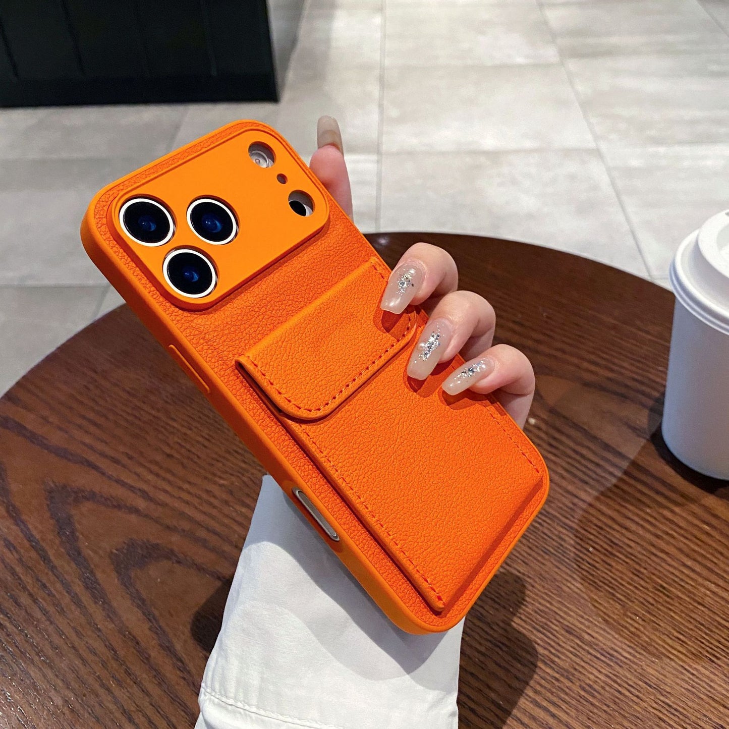 Apple Iphone Card Holder Can Be Used as a Stand Case (Exclusive)