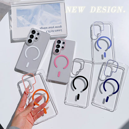 Samsung Ultra series Ice-Transparent Magnetic Suction Case (Exclusive)