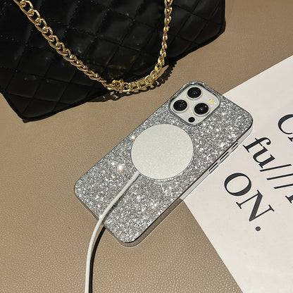 Apple iphone Glitter Sequin Strong Flash Diamond Phone Case (Exclusive)