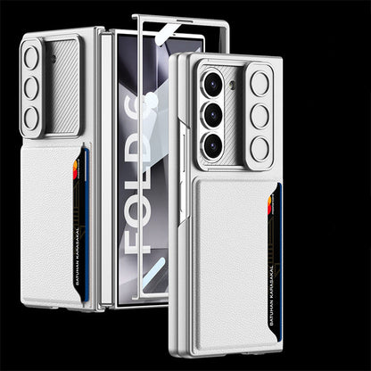 Samsung Fold card holder, sliding window lens protective case (Exclusive)