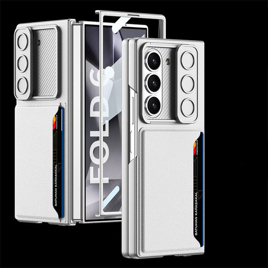 Samsung Fold card holder, sliding window lens protective case (Exclusive)