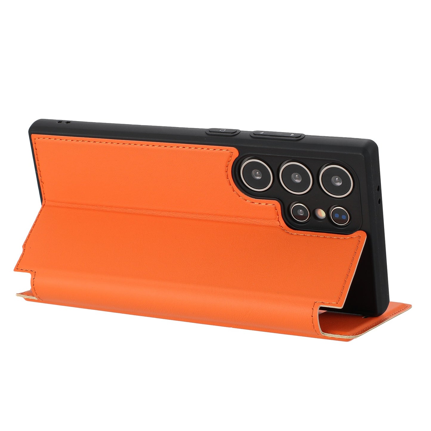 Samsung Ultra series Leather material all-inclusive thin magnetic card Case (Exclusive)