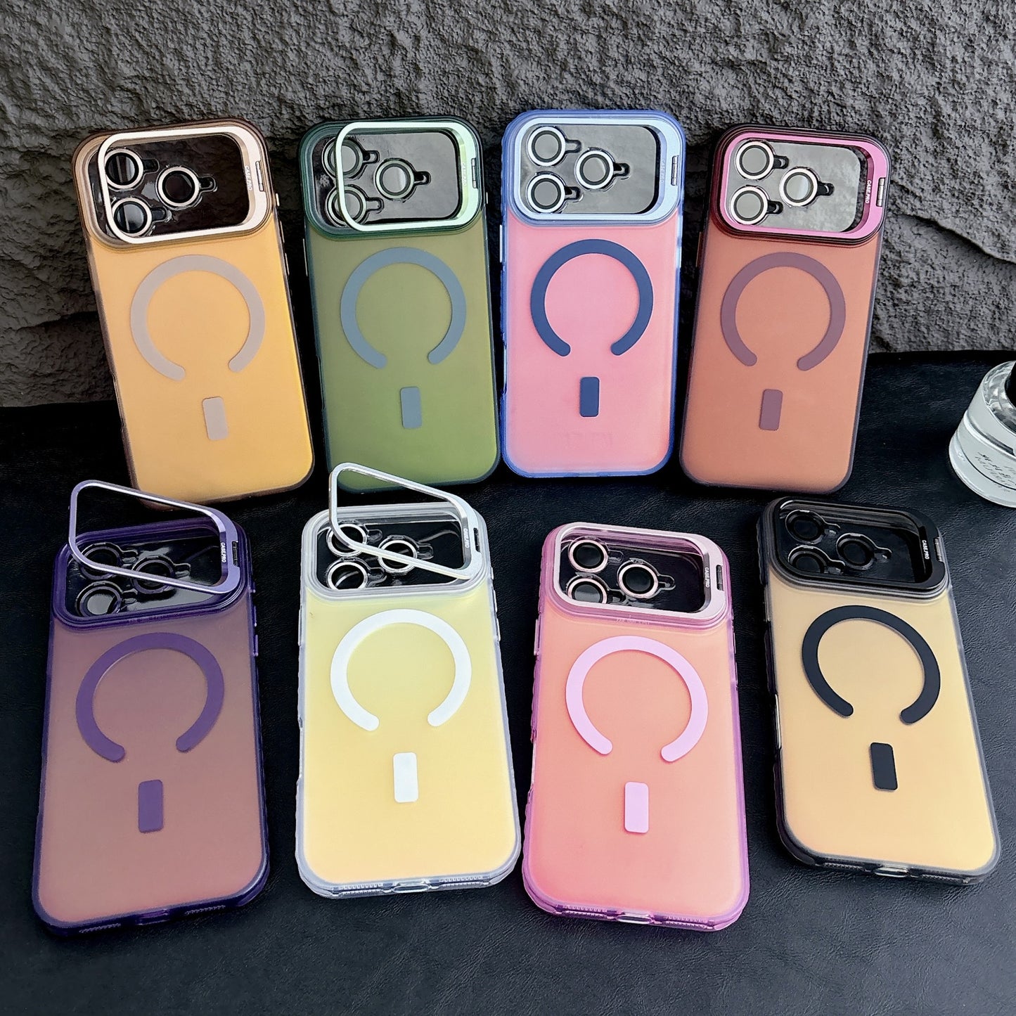 Apple Iphone series Imd Magnetic Lens Holder Anti-Fall Lens Film Case (Exclusive)