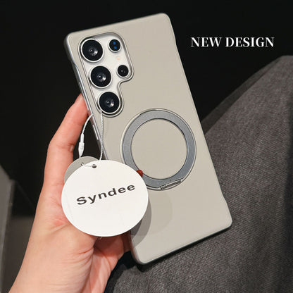 Samsung Ultra Series Plain Leather Cover with Stand with Vibrant Colors  (Exclusive)