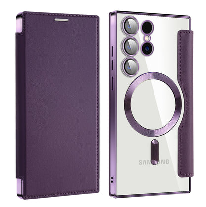 Samsung Ultra series Electroplated Gold Shield Magnetic Case (Exclsuive)