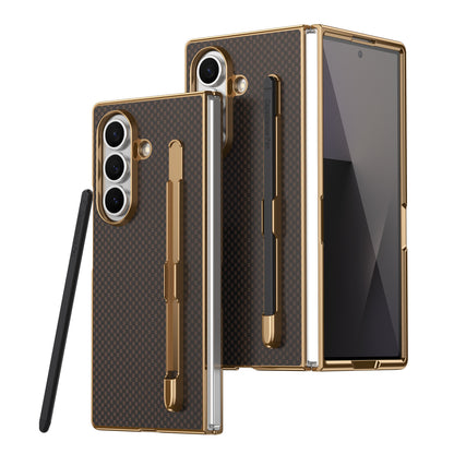 Samsung Z Fold Series Kevlar Pen Slot Case Ultra Thin Case with Pen  (Exclusive)