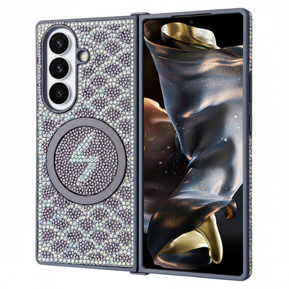 Samsung Foldable Screen Glitter Diamond Magnetic Bracelet Protective Case (Exclusive)