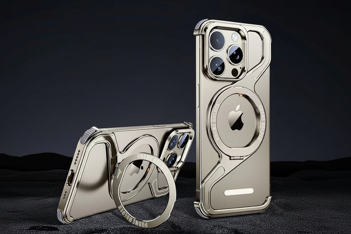 Apple Iphone Snap-On Z Shell Magnetic Stand Case (Exclusive)