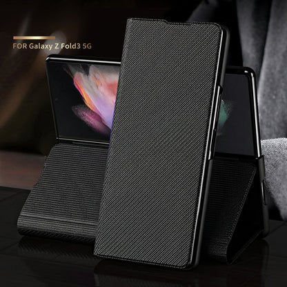 Samsung Fold series Kevlar texture flip phone case (Exclusive)