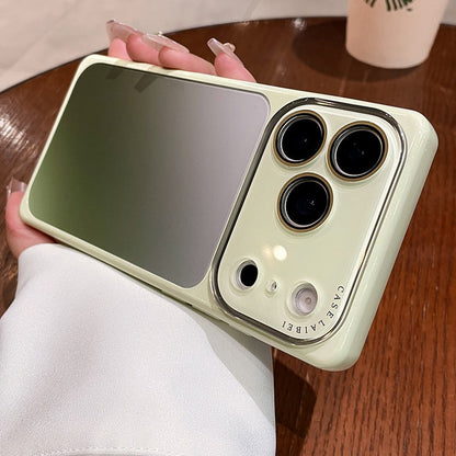 Apple Iphone Square Case Gradient Crystal Lens Film  Ai Button Protective Case (Exclusive)