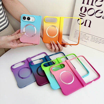 Apple Iphone Ultra Fold Liquid gradient magnetic folding three-piece case (Exclusive)