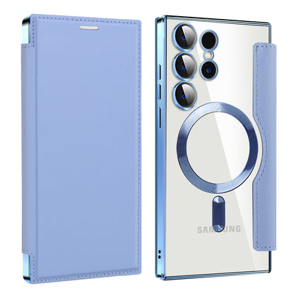 Samsung Ultra series Electroplated Gold Shield Magnetic Case (Exclsuive)