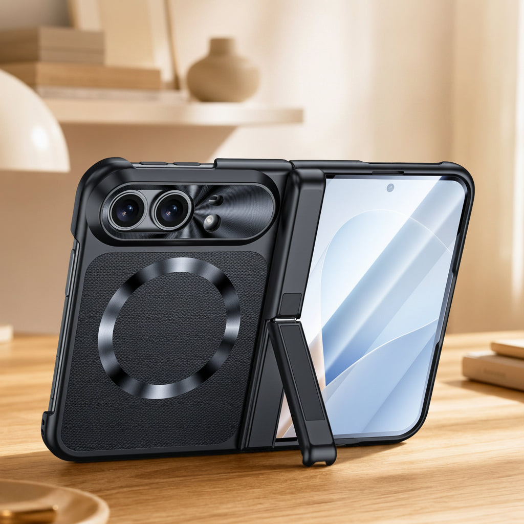 Apple Iphone Ultra folding magnetic hinge case with Screen Protection Case (Exclusive)