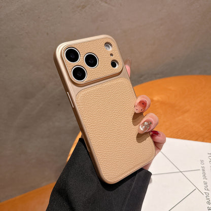 Apple Iphone Intantly Transforms Into Large View Business Style Lychee Textured Phone Case  (Exclusive)