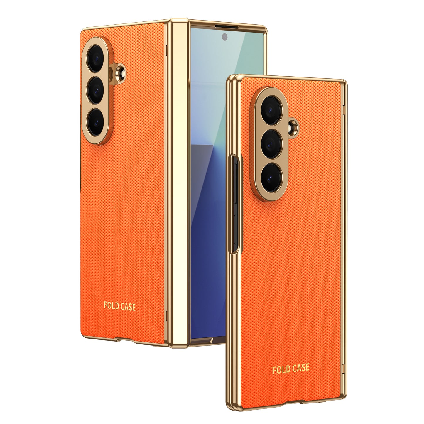 Samsung Fold & Flip series Desert Gold with Integrated Film and Hinge case (Exclusive)