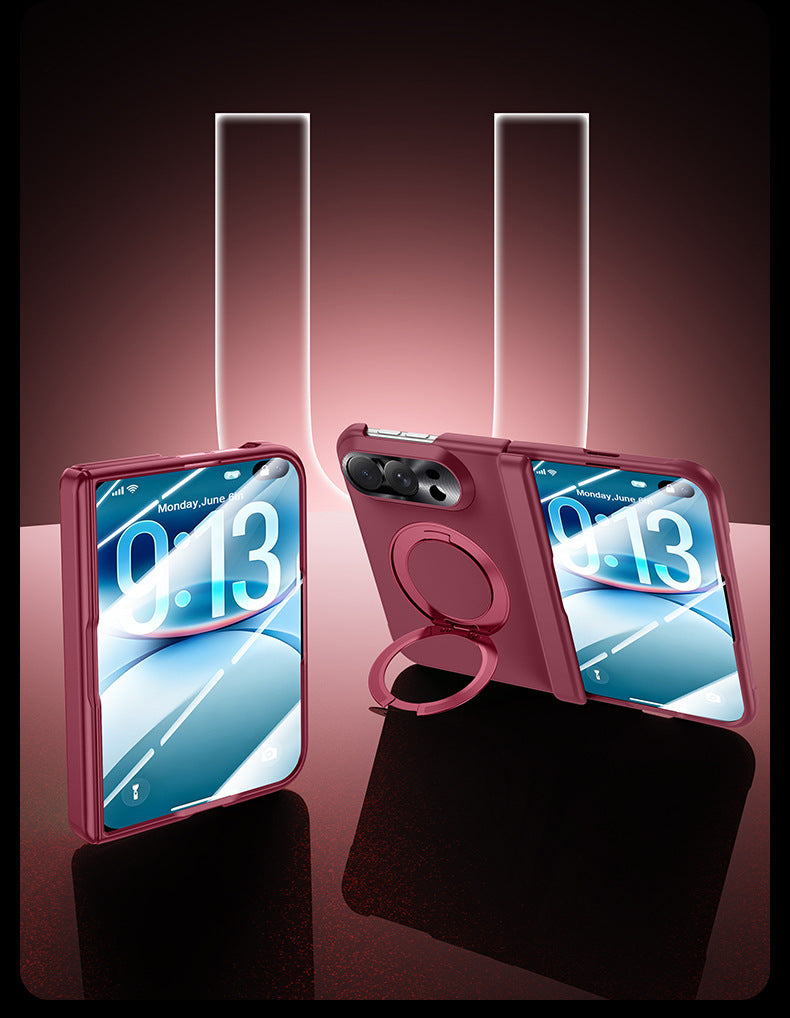 Apple iPhone ultra Fold Stand Frosted Screen Protector case (Exclusive)