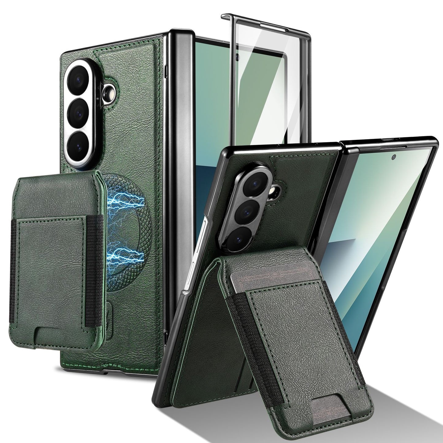 Samsung Fold Series Magnetic+Card Holder Foldable Phone Case (Exclusive)