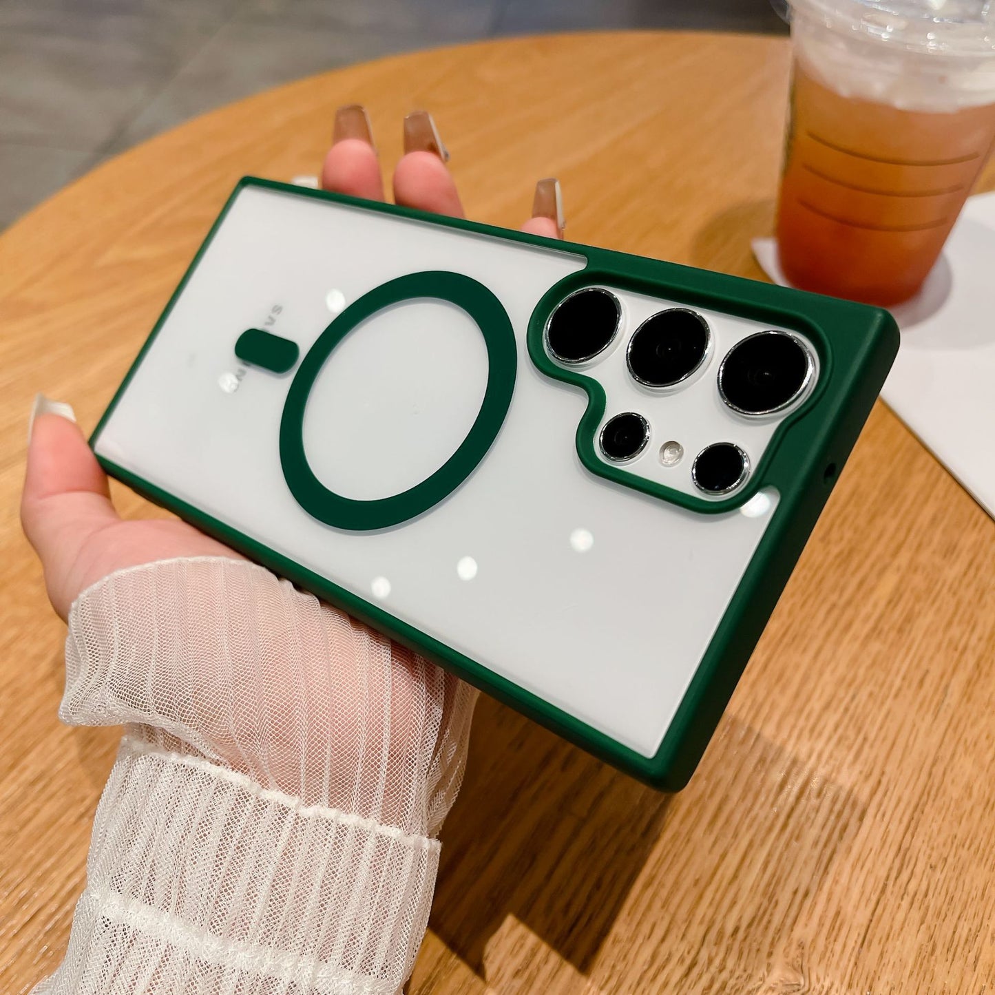 Samsung Ultra Series Transparent Acrylic Cover with Superior Drop-Resistant  (Exclusive)