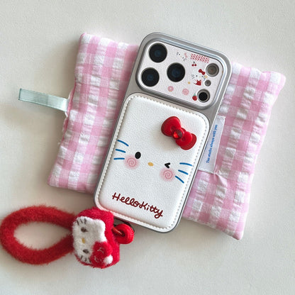 Apple Iphone Cartoon Lanyard Blush Kitty Phone Case (Exclusive)
