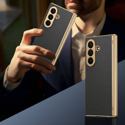 Samsung Fold & Flip series Desert Gold with Integrated Film and Hinge case (Exclusive)