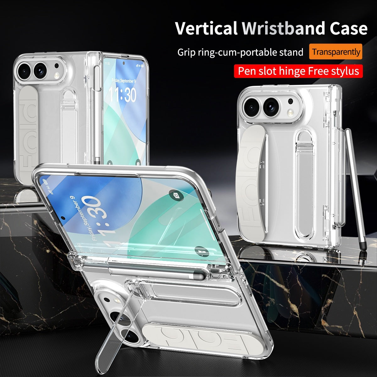 Apple Iphone Ultra series pen wrist strap stand, and full-coverage protective case (Exclusive)