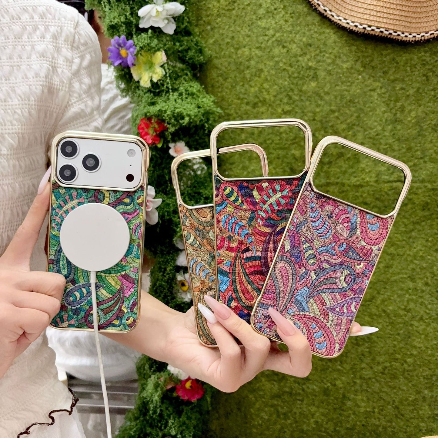 Apple iphone Frameless Electroplated Magnetic Suction Protective Case (Exclusive)