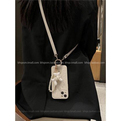 Apple Iphone series Camellia Puppy Pendant Suitable case (Exclusive)