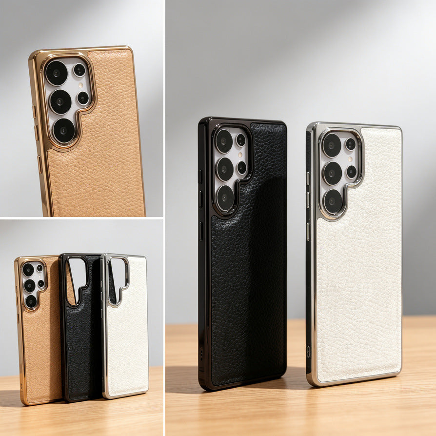 Samsung Ultra Series Electroplated Lychee Pattern Case (Exclusive)