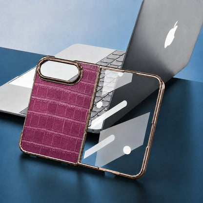 Apple Iphone Ultra Fold series Crocodile Pattern Foldable Phone Case (Exclusive)