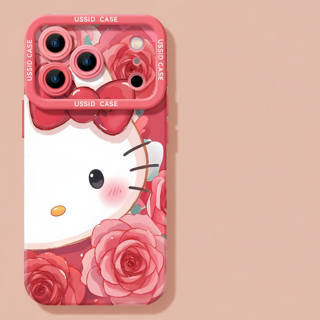 Apple Iphone New Year Big Face Cat Case Soft High Value Phone Case  (Exclusive)
