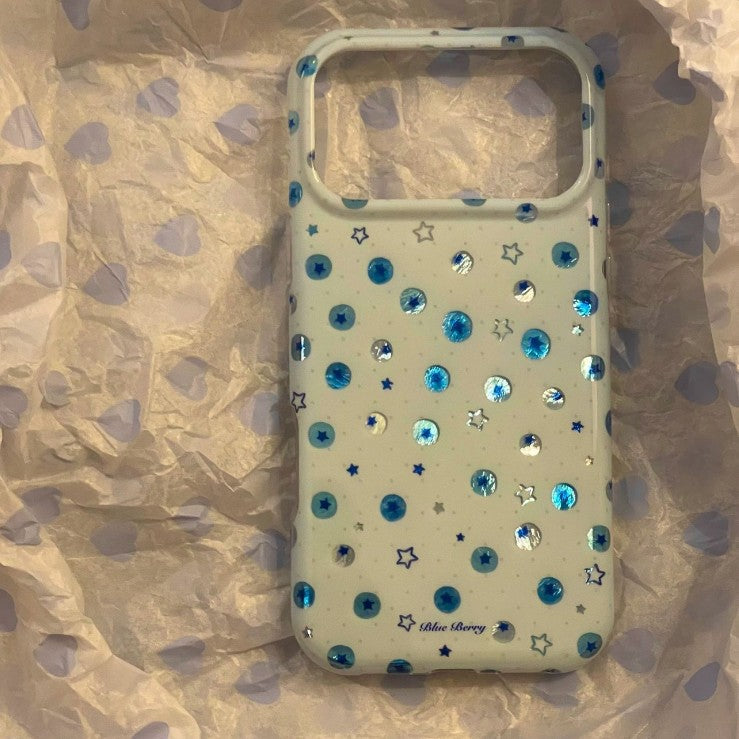 Apple Iphone Ins Personalized Star Blueberry Round Edge Case (Exclusive)