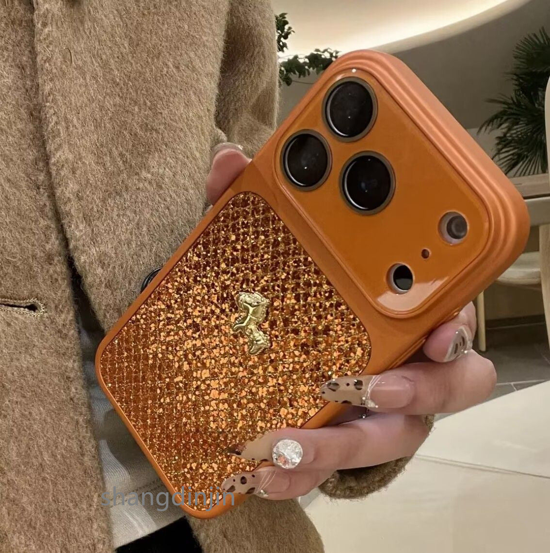 Apple Iphone Horse Glitter Lens Case (Exclusive)