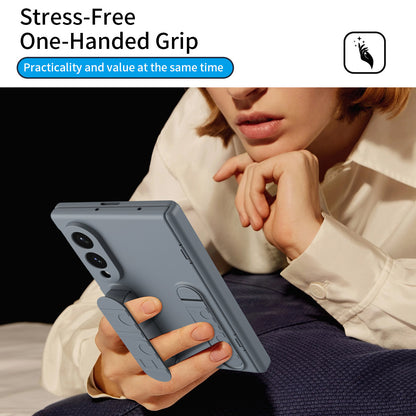 Samsung Fold Screen Wristband Stand Full-Cover Hinge Shell Film Case (Exclusive)
