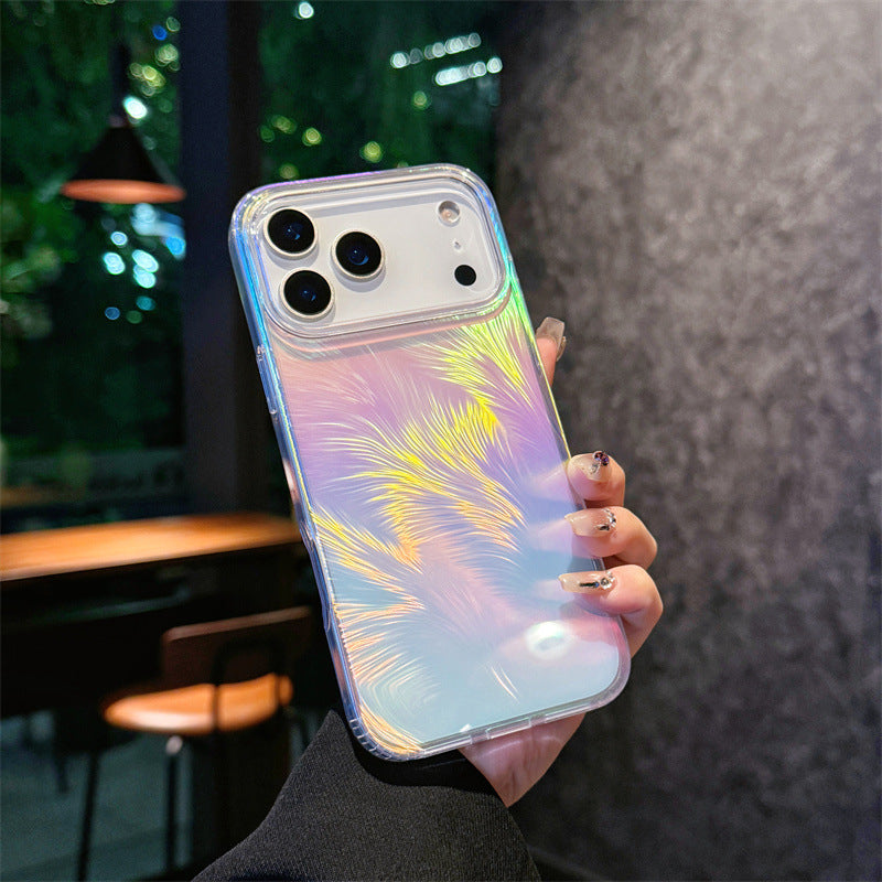 Apple Iphone Geometric Triangle Color-Plated Phone Case (Exclusive)