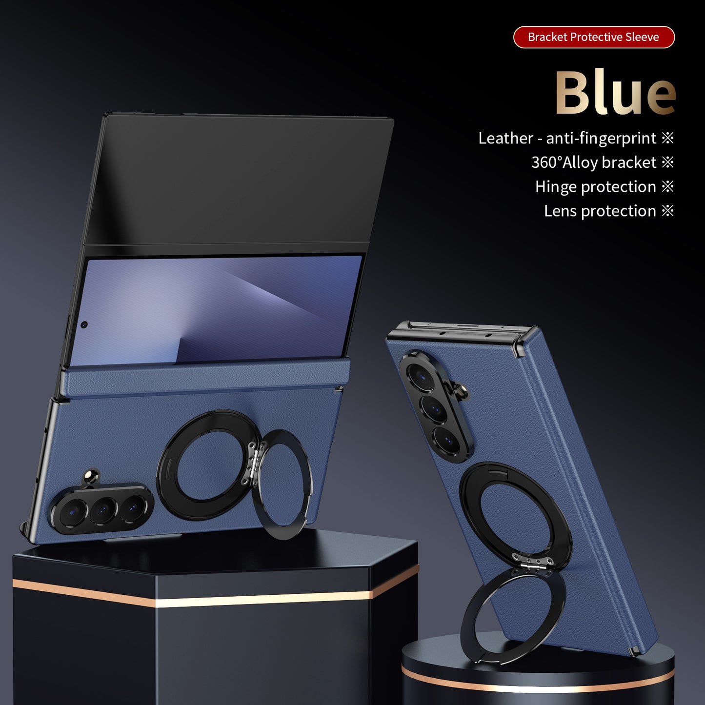 Samsung Galaxy Z Trifold Rotating Stand Hinge Shell Phone Case (Exclusive)