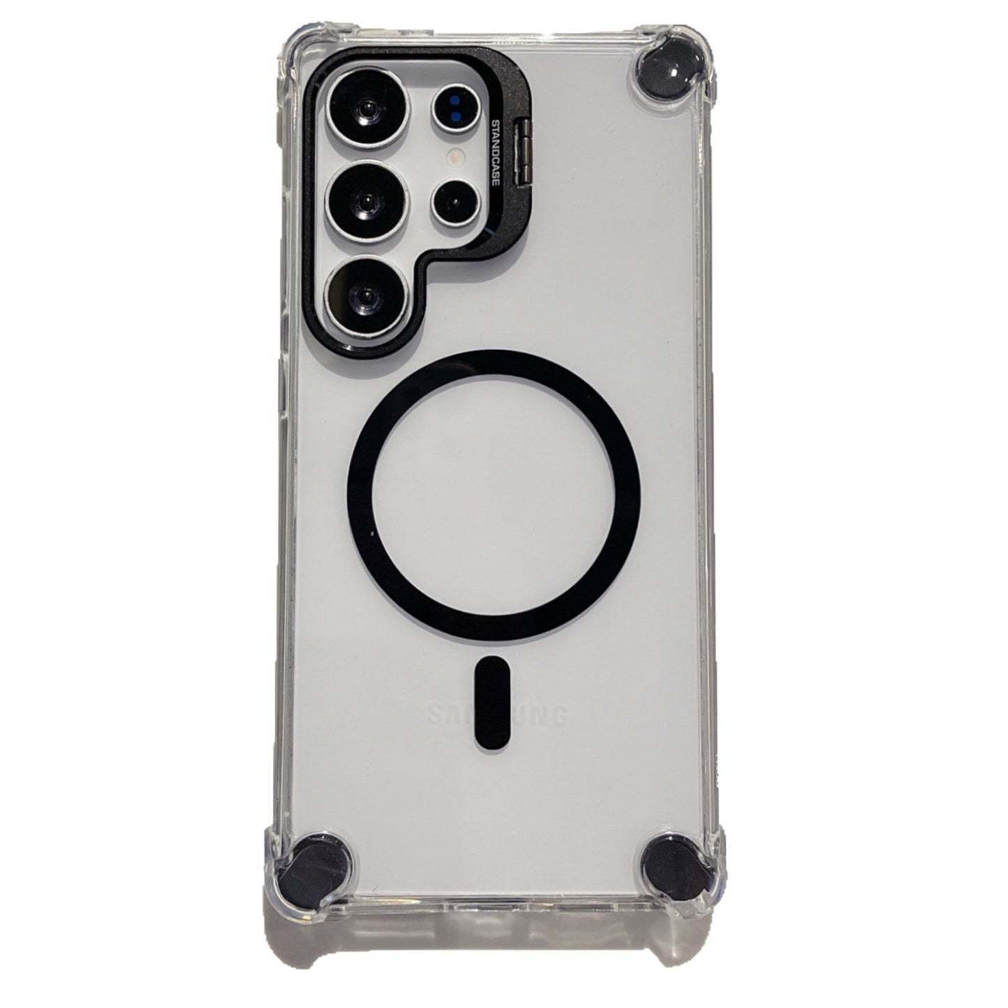 Samsung Ultra Transparent Airbag Magnetic Mobile Phone Holder Anti-Fall Protective Cover (Exclusive)