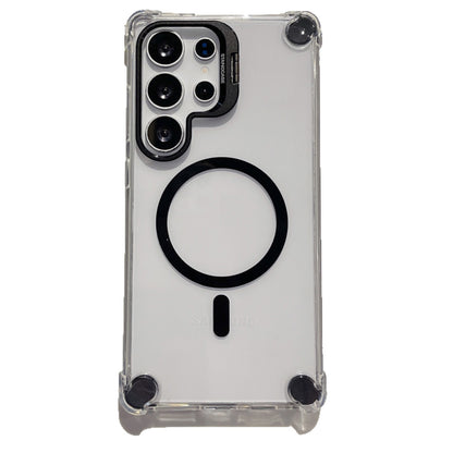 Samsung Ultra Transparent Airbag Magnetic Mobile Phone Holder Anti-Fall Protective Cover (Exclusive)