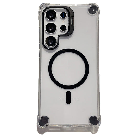 Samsung Ultra Transparent Airbag Magnetic Mobile Phone Holder Anti-Fall Protective Cover (Exclusive)