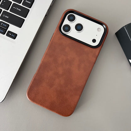 Apple Iphone Horse Leather Pattern Magnetic Phone Case (Exclusive)